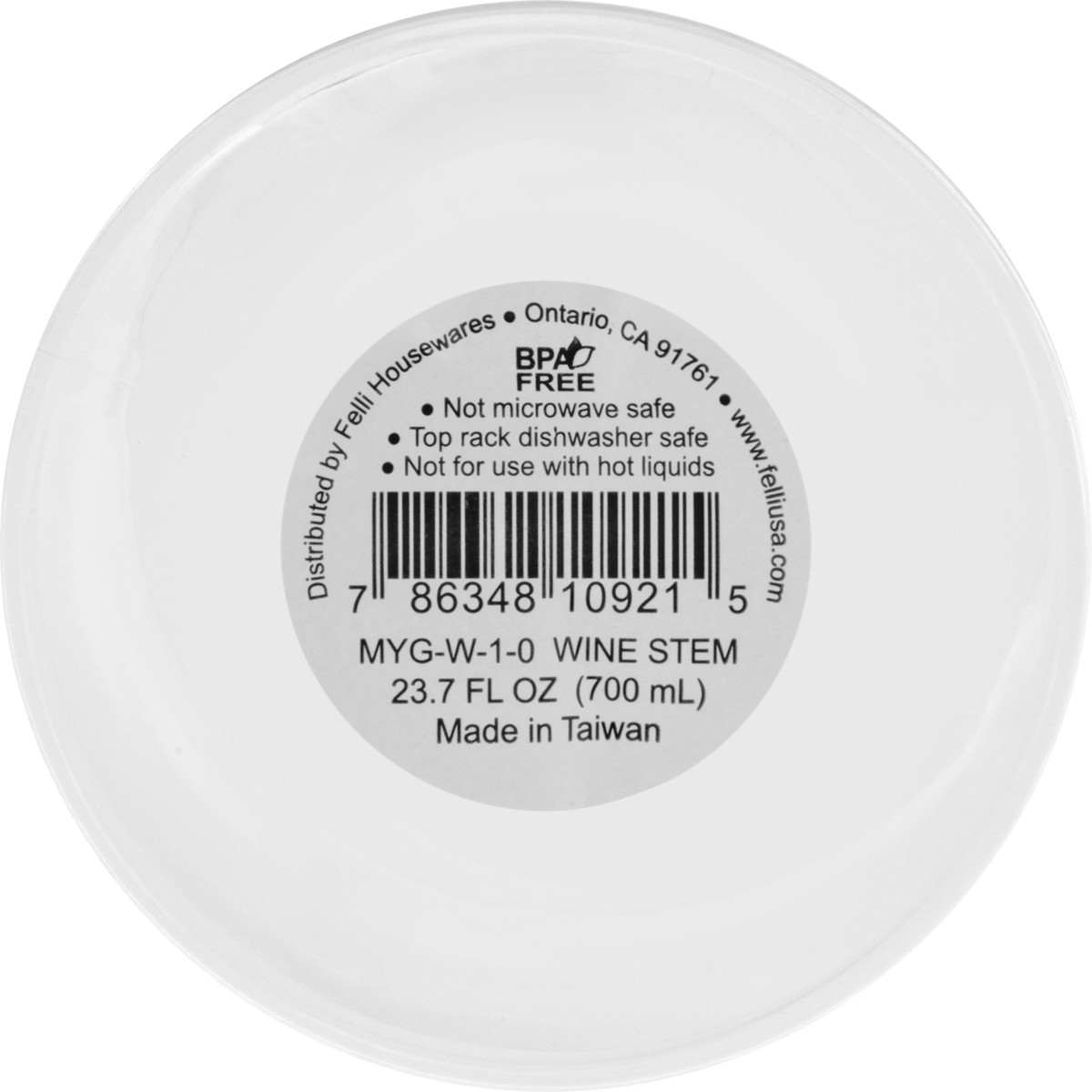 slide 4 of 11, Felli 23.7 Ounce Wine Stem 1 ea, 1 ct