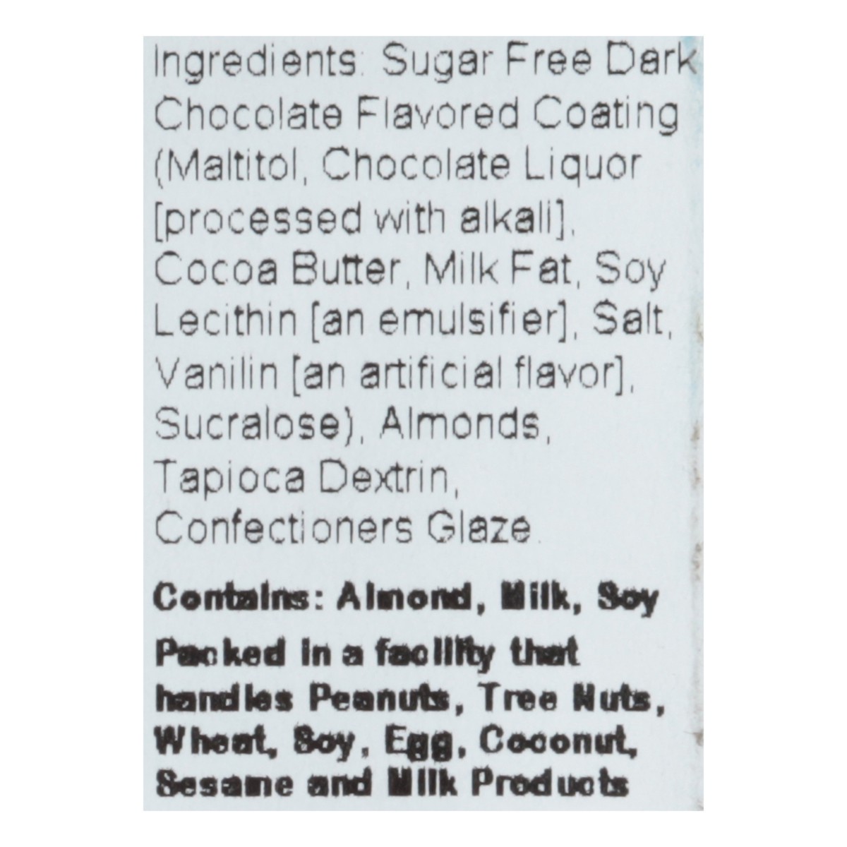 slide 9 of 13, First Street Fs Sugar Free Dark Chocolate Almond, 12 oz