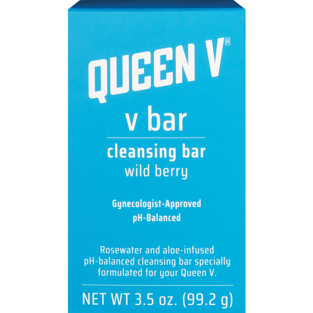 slide 1 of 1, Queen V Vbar Wild Berry Cleansing Bar, 3.5 oz