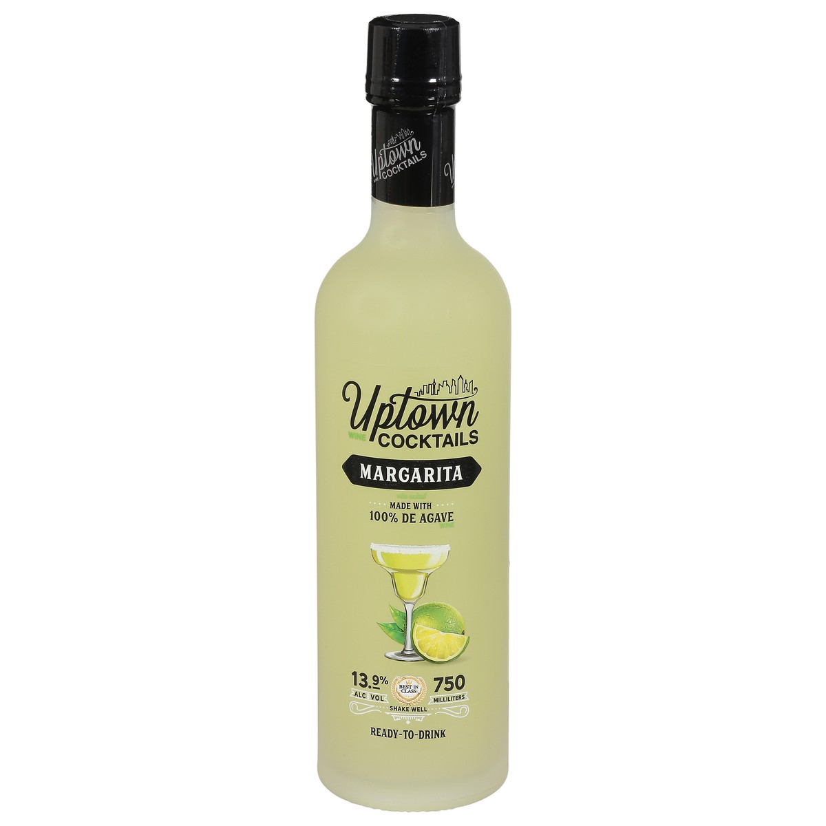 slide 1 of 9, Uptown Wine Cocktails Uptown Margarita Wine Bottle, 750 ml