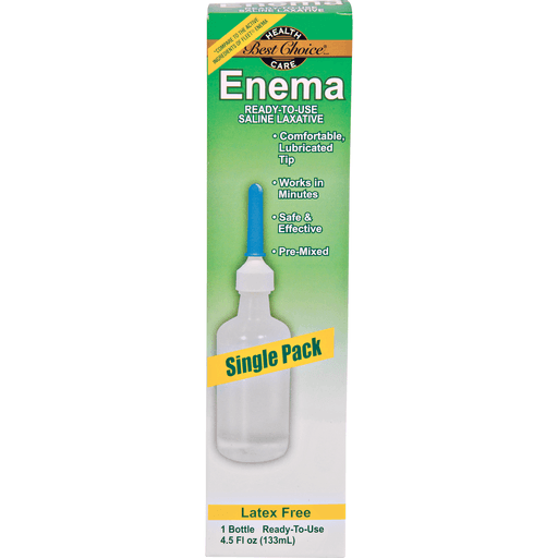 slide 1 of 1, Best Choice Enema Single Pack, 4.5 oz