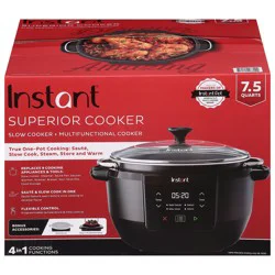 Instant 7.5 Quarts Superior Slow + Multifunctional 4 in 1 Cooker