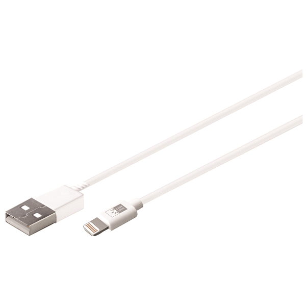 slide 1 of 29, Case Logic 3.5' MFI Lightening Cables- White, 2 ct