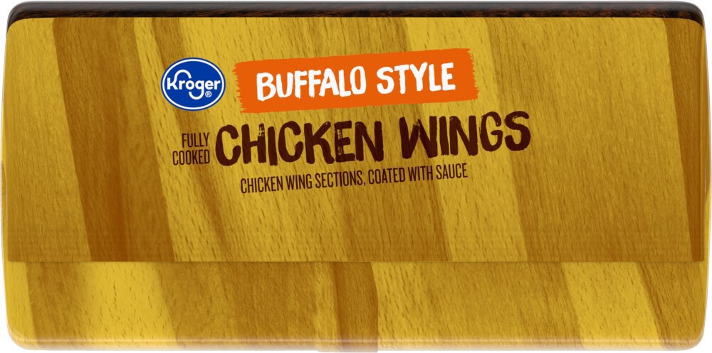 slide 3 of 5, Kroger Buffalo Style Chicken Wings, 22 oz