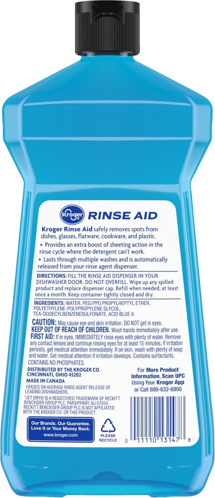slide 2 of 2, Kroger Rinse Aid 3 In 1, 23 fl oz