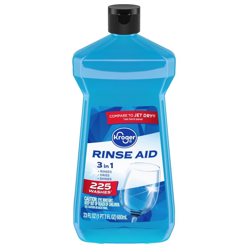 slide 1 of 2, Kroger Rinse Aid 3 In 1, 23 fl oz