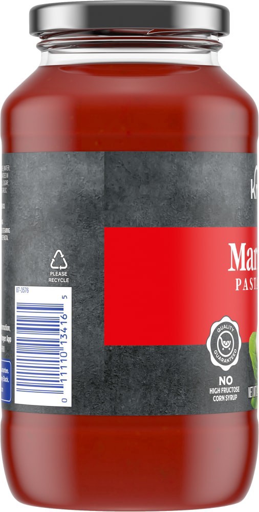 slide 3 of 3, Kroger Marinara Pasta Sauce, 24 oz