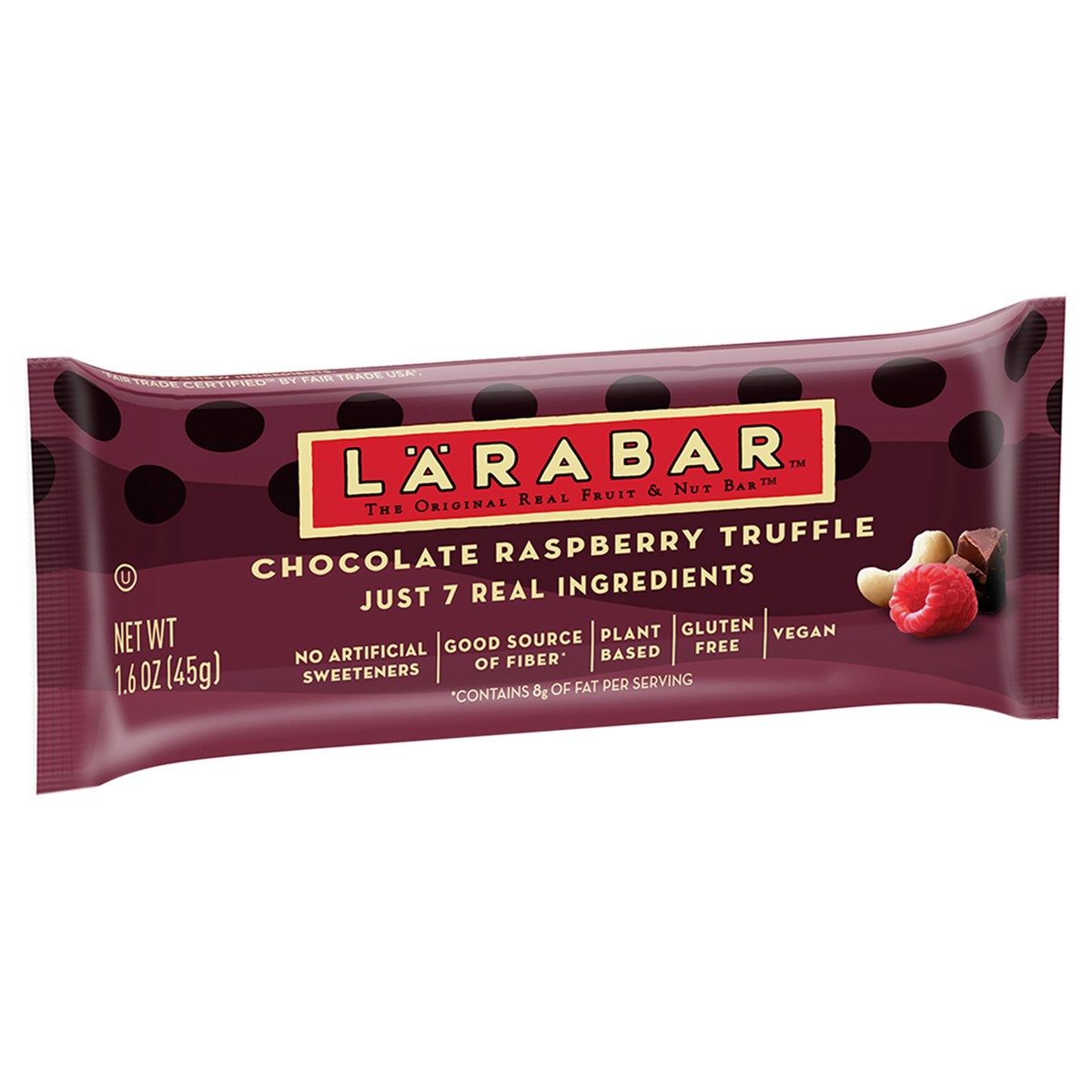 slide 12 of 13, LÄRABAR Chocolate Raspberry Truffle Fruit and Nut Bar, 1.6 oz