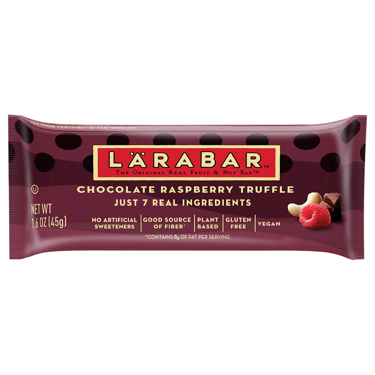 slide 1 of 13, LÄRABAR Chocolate Raspberry Truffle Fruit and Nut Bar, 1.6 oz