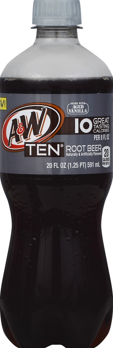 slide 4 of 4, A&W Root Beer 20 oz, 20 fl oz