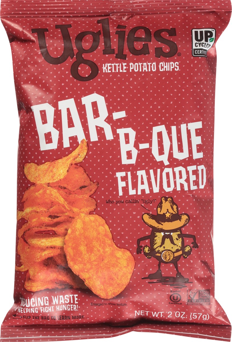 slide 6 of 13, Uglies Kettle Bar-B-Que Flavored Potato Chips 2 oz, 2 oz