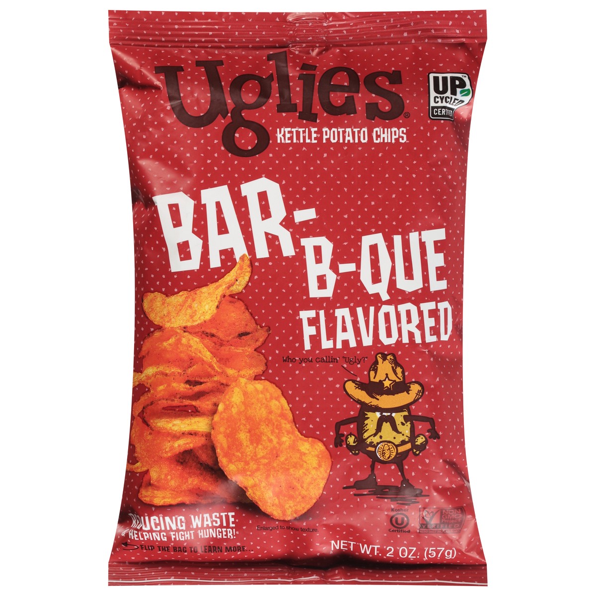 slide 9 of 13, Uglies Kettle Bar-B-Que Flavored Potato Chips 2 oz, 2 oz