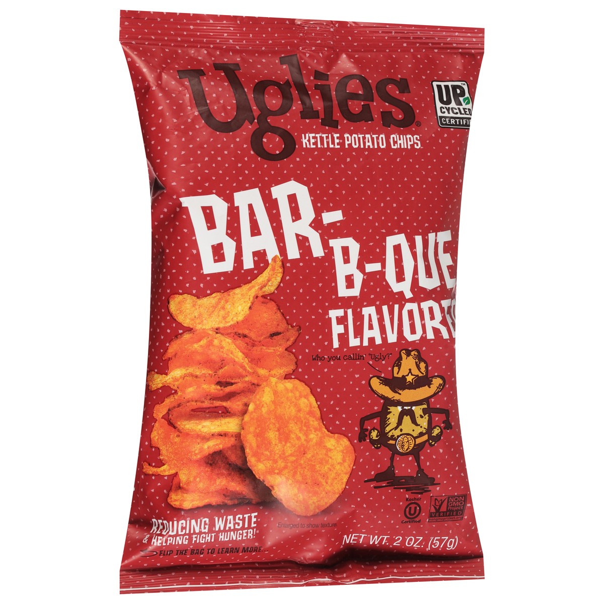 slide 10 of 13, Uglies Kettle Bar-B-Que Flavored Potato Chips 2 oz, 2 oz