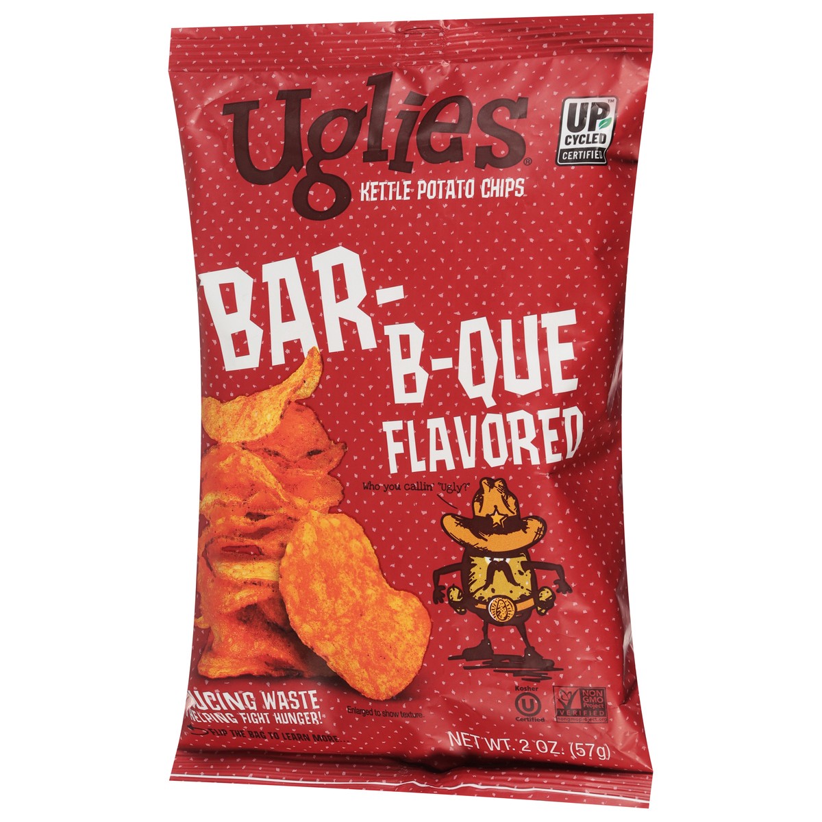 slide 3 of 13, Uglies Kettle Bar-B-Que Flavored Potato Chips 2 oz, 2 oz