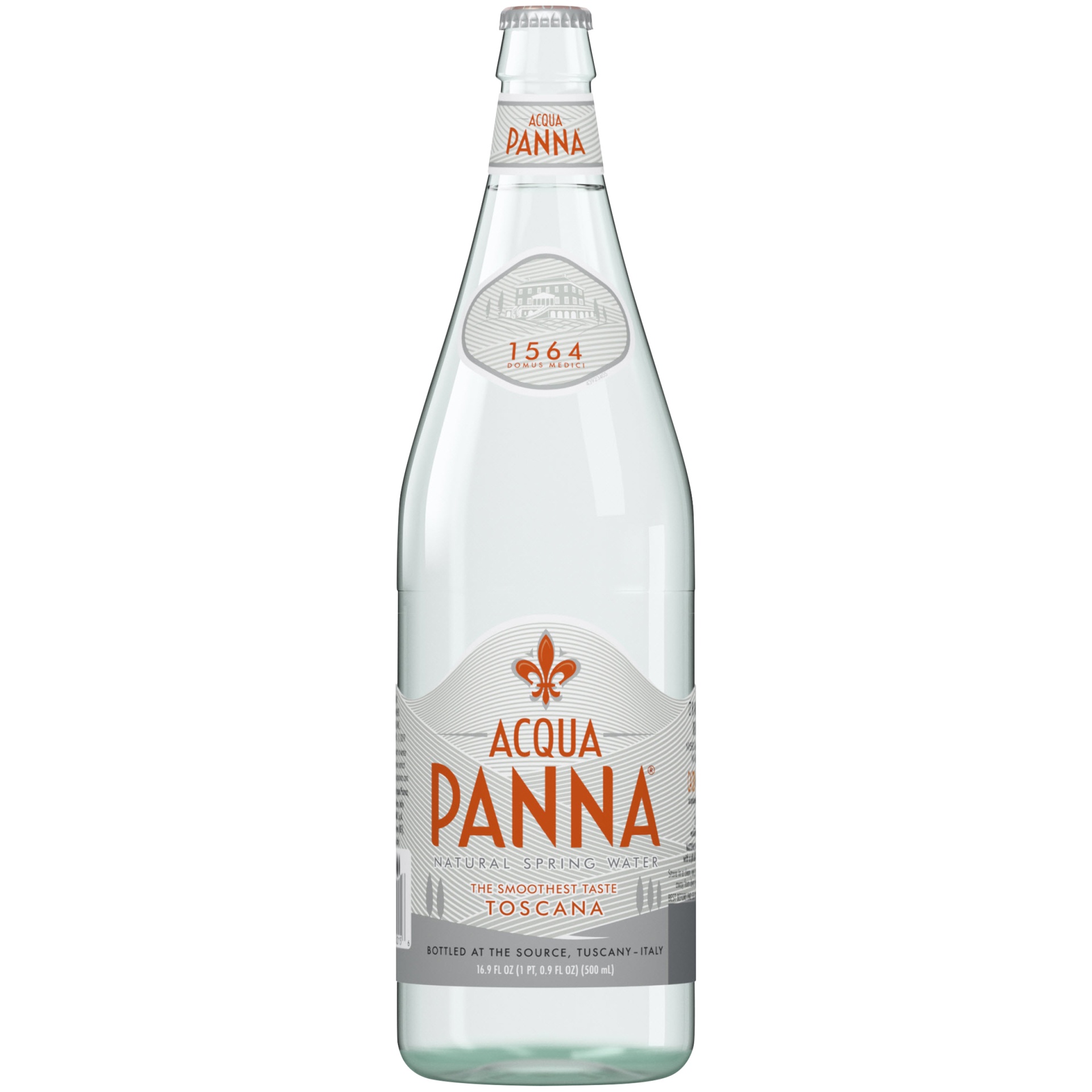 slide 1 of 7, Acqua Panna Natural Spring Water Glass, 500 ml
