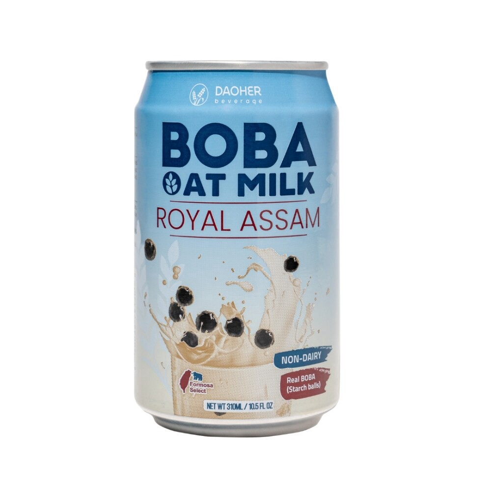 slide 1 of 2, Daoher Beverage Royal Assam Boba Oat Milk, 10.5 fl oz
