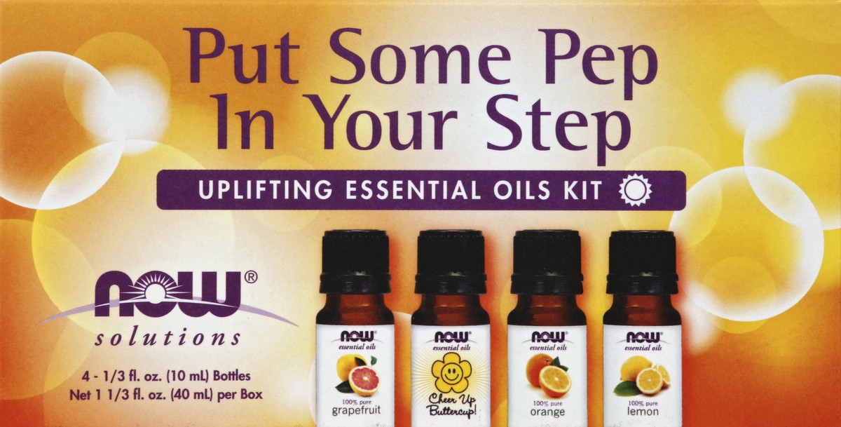 slide 1 of 2, Now Naturals Essential Oils Kit 1 ea, 4 ct; 1/3 fl oz