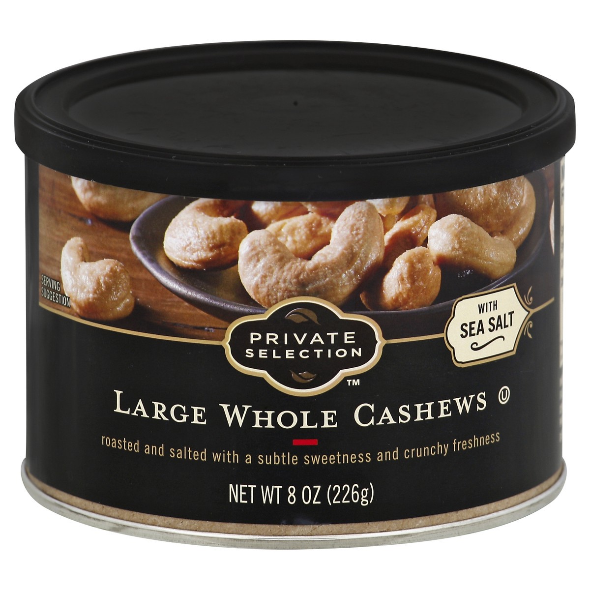 slide 3 of 5, Private Selection Large Whole Cashews With Sea Salt, 8 oz