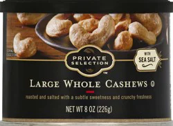 Private Selection Large Whole Cashews With Sea Salt