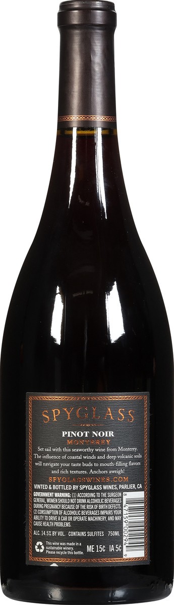 slide 4 of 11, Spyglass Monterey Pinot Noir 750 ml, 750 ml