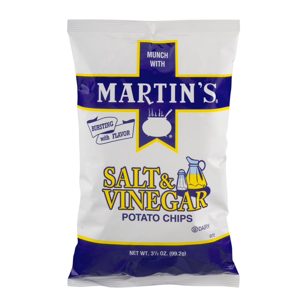 slide 1 of 1, Martin's Salt & Vinegar Chip, 3.5 oz