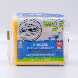Sunnyside Farms 2% Milk American Singles