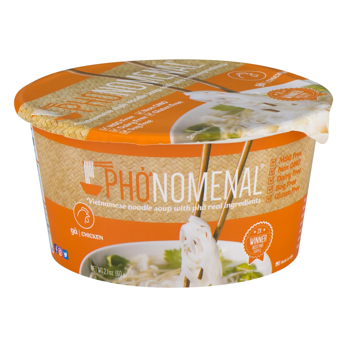 slide 1 of 1, Pho'nomenal Vietnamese Chicken Noodle Soup, 