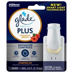 Glade PlugIns Plus Starter Kits Hawaiian Breeze Scented Oil 1 ea
