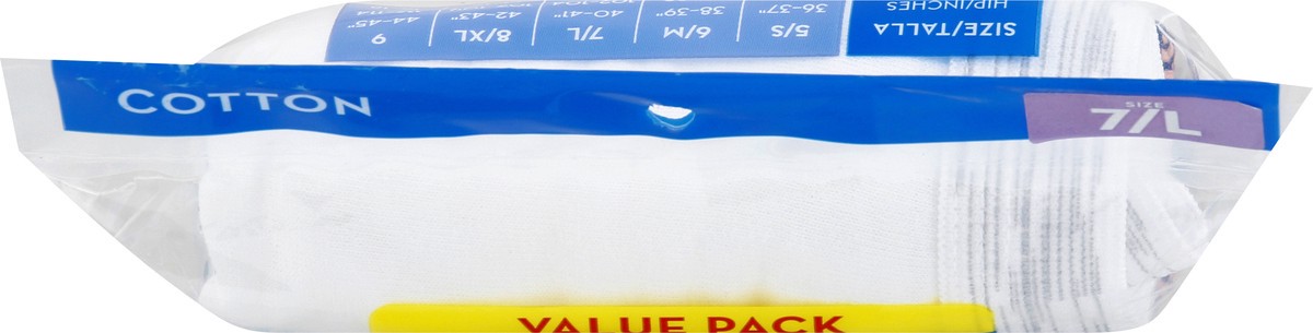 slide 4 of 10, Hanes Cool Comfort Value Pack Size 7/L Cotton Sporty Hipsters 5 ea, 5 ct