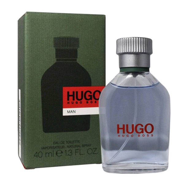 slide 1 of 1, Hugo Green EDT Mens Spray, 1.3 oz