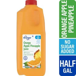 Kroger® No Sugar Added 100% Orange Apple Pineapple Juice from Concentrate