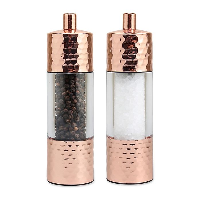 slide 1 of 1, Olde Thompson Salt & Pepper Mills - Copper, 2 ct