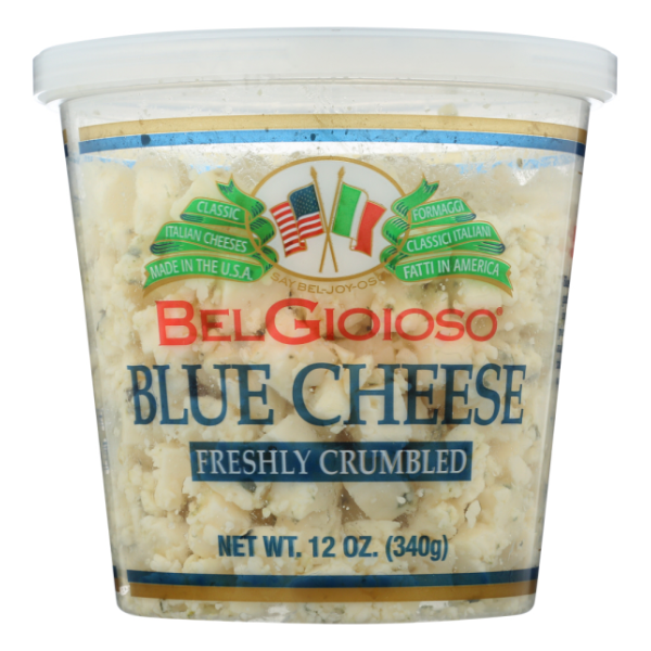 slide 1 of 1, BelGioioso Cheese Cup Crumbled Blue, 12 oz