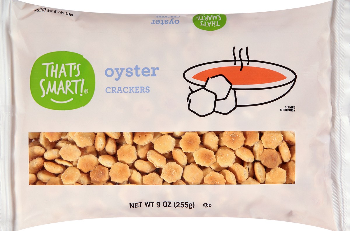 slide 6 of 9, That's Smart! Oyster Crackers 9 oz, 9 oz