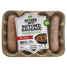 slide 1 of 1, Beyond Meat Italian Hot Sausage, 14 oz