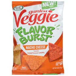 Sensible Portions Garden Veggie Flavor Burst Nacho Cheese Flavored Tortilla Chips 6 oz