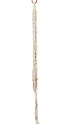 Primitive Planters Beaded Cotton Woven Hanger