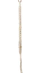 Primitive Planters Beaded Cotton Woven Hanger