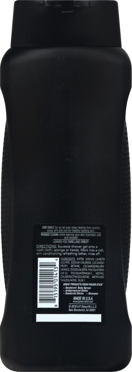 slide 6 of 9, Power Stick Body Wash/Shampoo/Conditioner, 3-in-1, Cool Blue Water, for Men, 18 Ounce, 18 oz