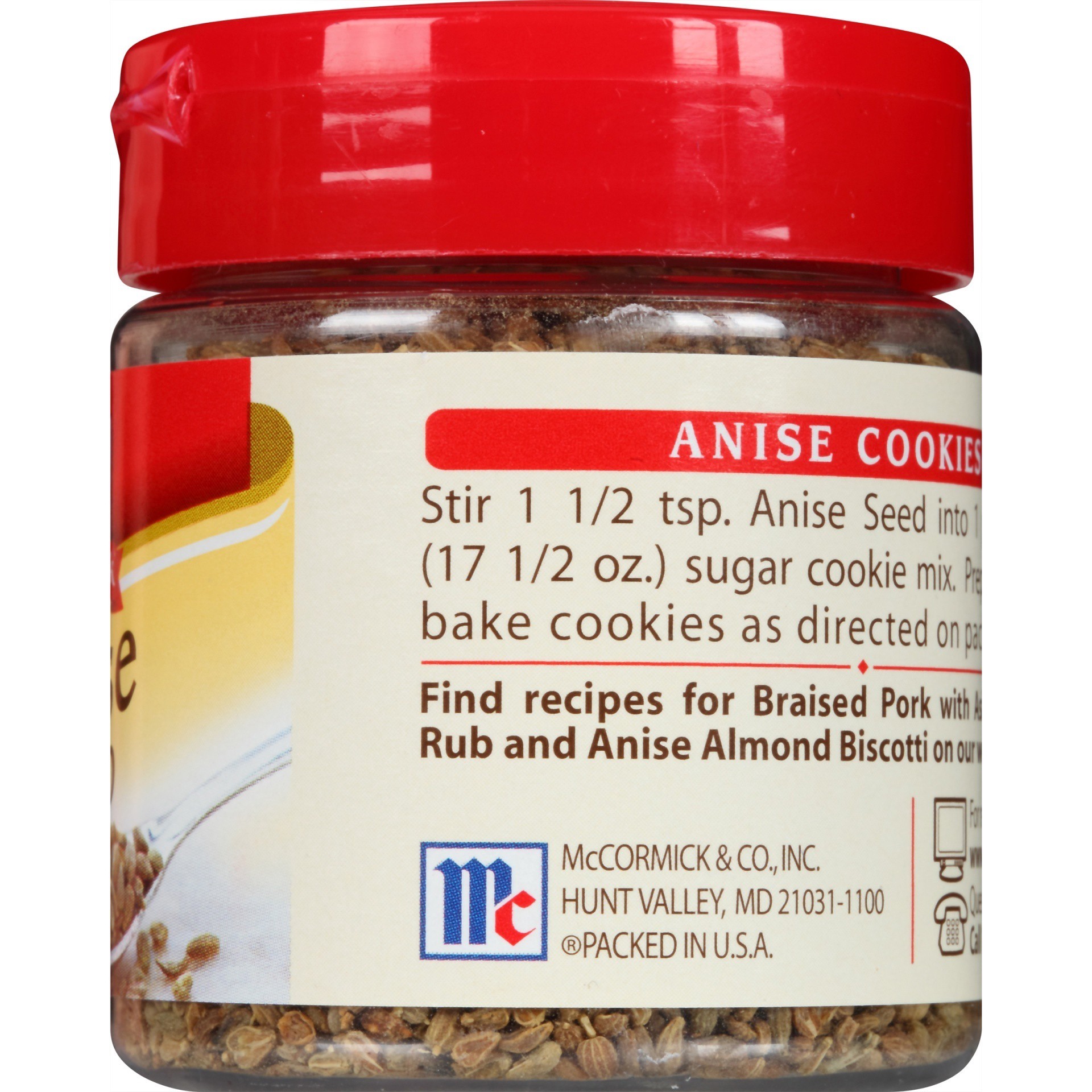 slide 2 of 4, McCormick Whole Anise Seed, 1 oz