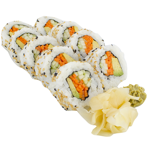 slide 1 of 1, Hissho Sushi Kosher Veggie Roll, 1 ct