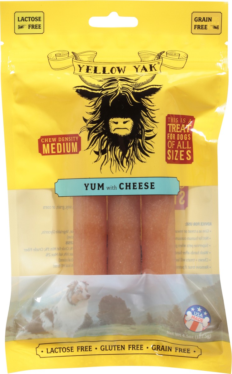 slide 5 of 10, Yellow Yak Yum with Cheese Dog Treat 4.5 oz, 4.5 oz