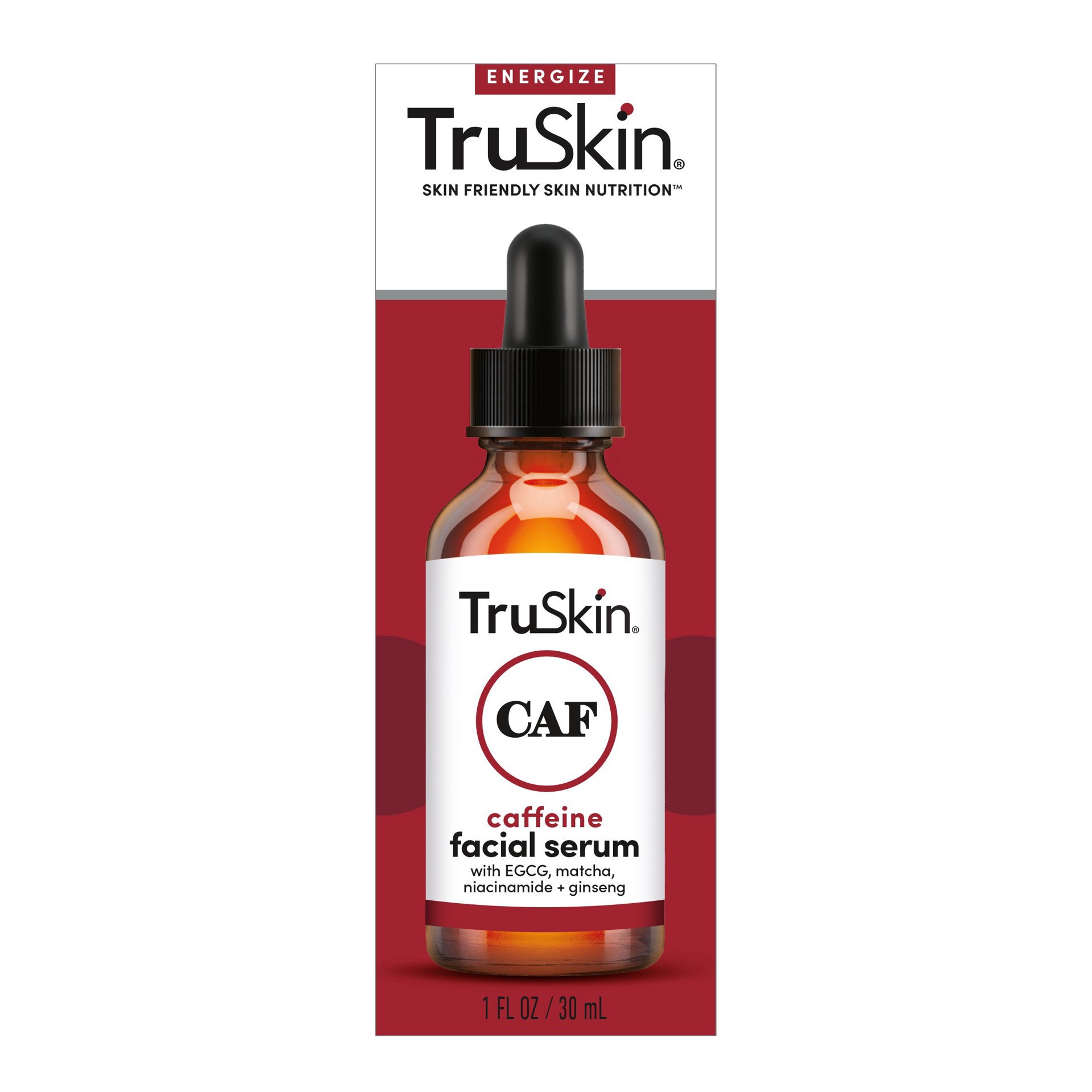 slide 1 of 5, TruSkin Caffeine Facial Serum, 1 fl oz, 1 fl oz