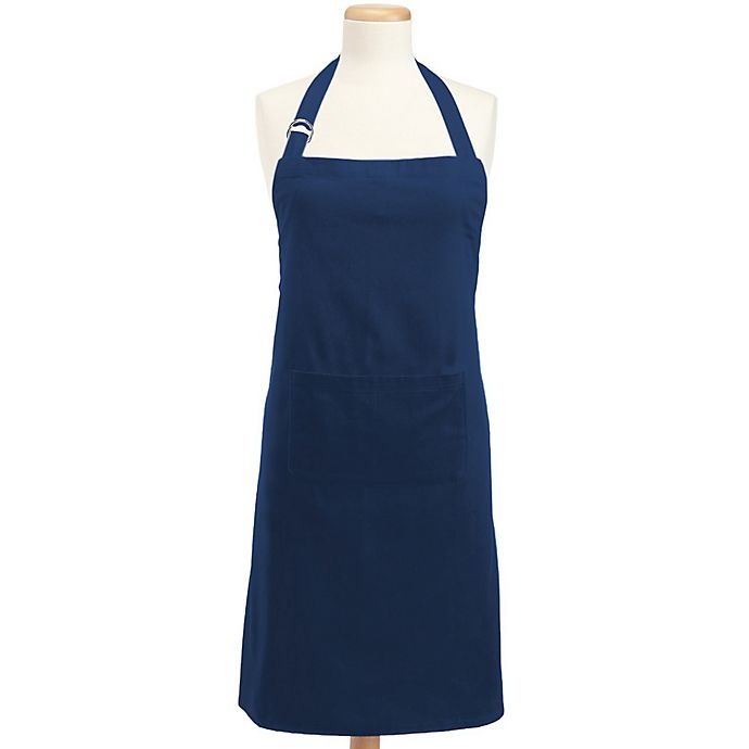 slide 1 of 1, Design Imports Chino Chef Apron - Blue, 1 ct