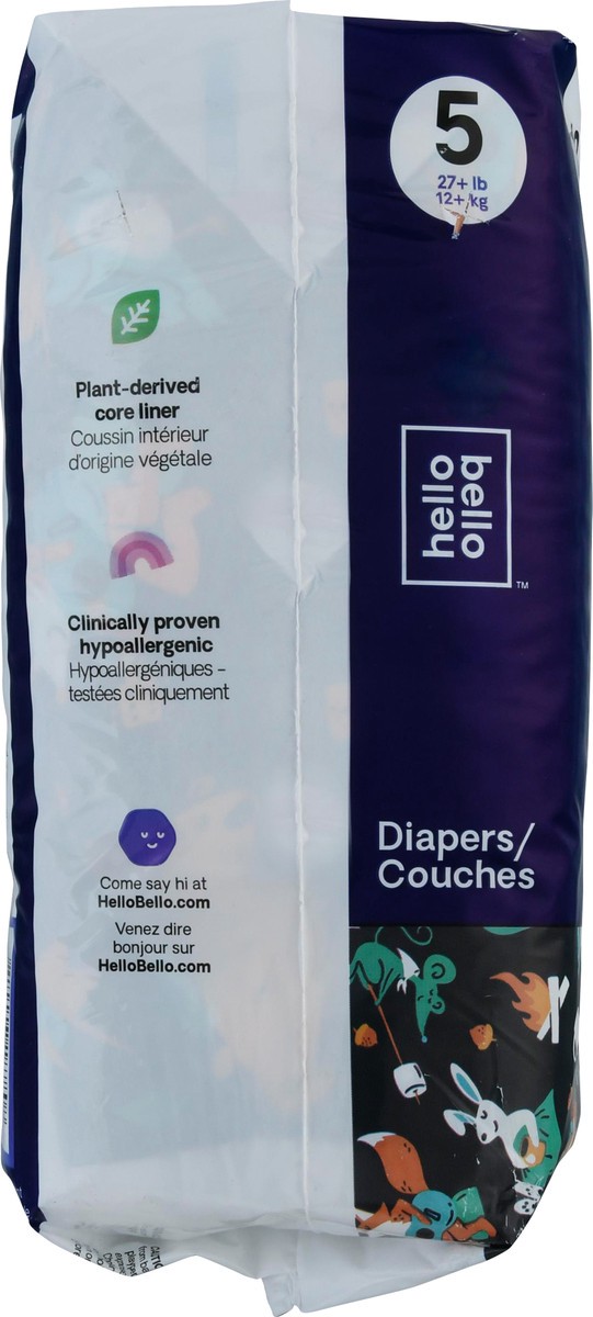 slide 7 of 9, Hello Bello 5 (27+ lb) Nighttime Diapers 18 ea, 18 ct