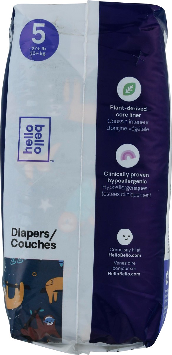 slide 6 of 9, Hello Bello 5 (27+ lb) Nighttime Diapers 18 ea, 18 ct