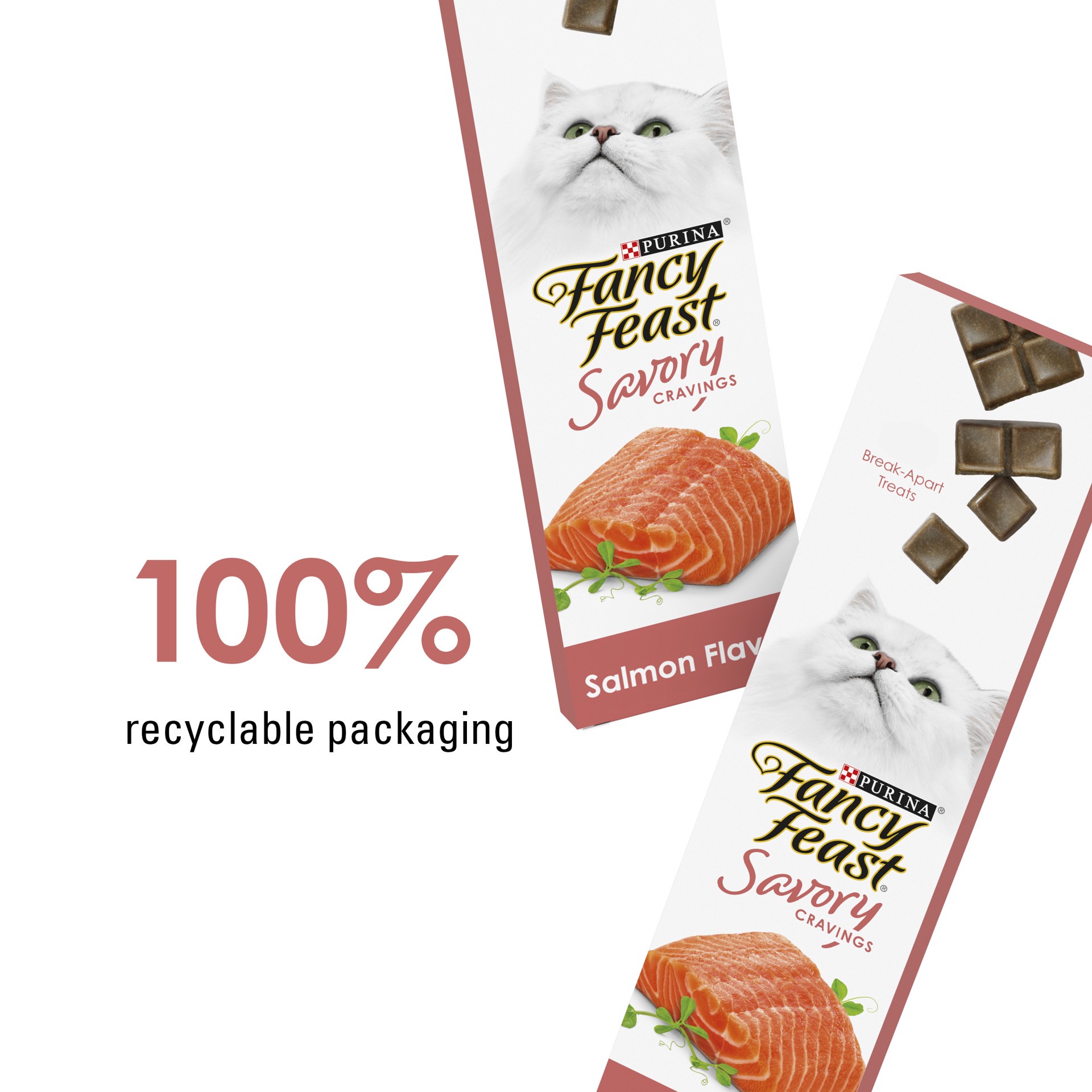 slide 9 of 9, Fancy Feast Purina Fancy Feast Limited Ingredient Cat Treats, Savory Cravings Salmon Flavor, 3 oz