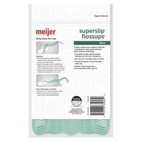 slide 3 of 5, Meijer Super Slip Flossups Mint, 150 ct