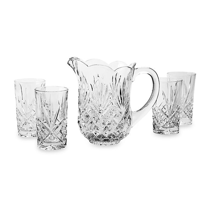 slide 1 of 1, Godinger CrystalPitcher Set, 5 ct