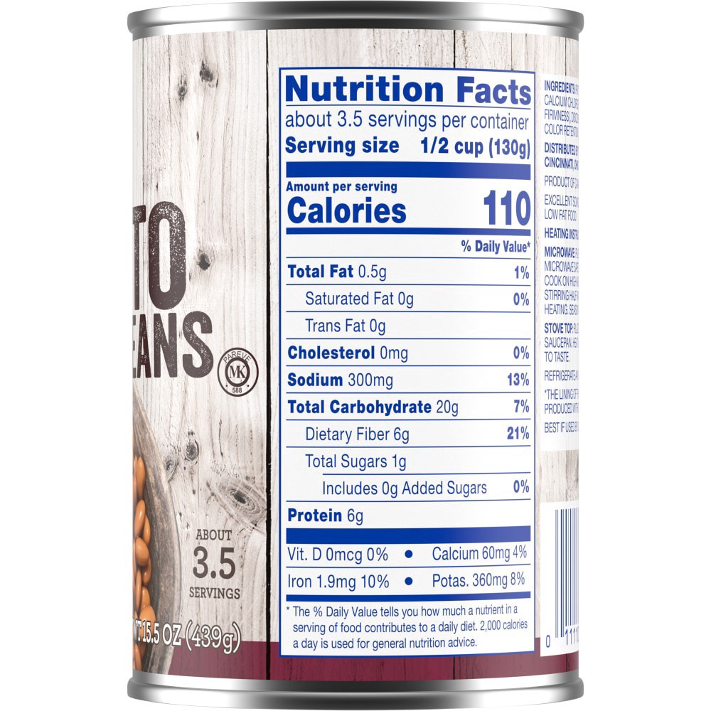 slide 4 of 4, Kroger Pinto Beans, 15.5 oz